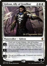 Gideon, Ally of Zendikar - Foil Gideon Ally Of Zendikar