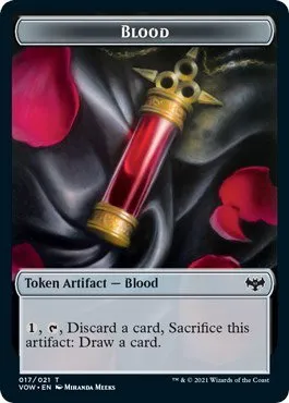 Pest (005) // Blood (017) Double-Sided Token