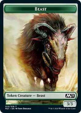 Beast // Insect Double-Sided Token