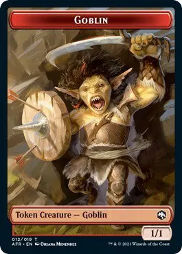 Goblin (012) // Blood (017) Double-Sided Token