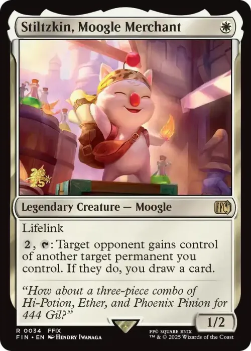 Stiltzkin, Moogle Merchant - Foil Stiltzkin Moogle Merchant