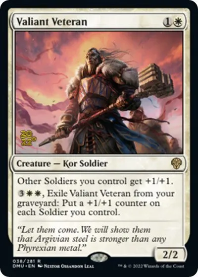 Valiant Veteran - Foil Valiant Veteran