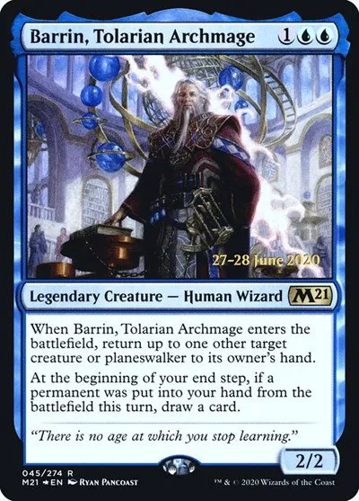 Barrin, Tolarian Archmage - Foil Barrin Tolarian Archmage