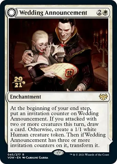 Wedding Announcement - Foil Wedding Announcement