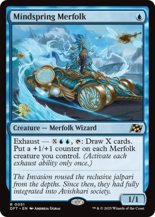 Mindspring Merfolk - Foil Mindspring Merfolk