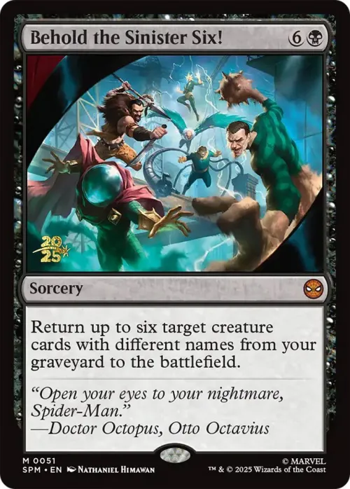 Behold the Sinister Six! - Foil Behold The Sinister Six