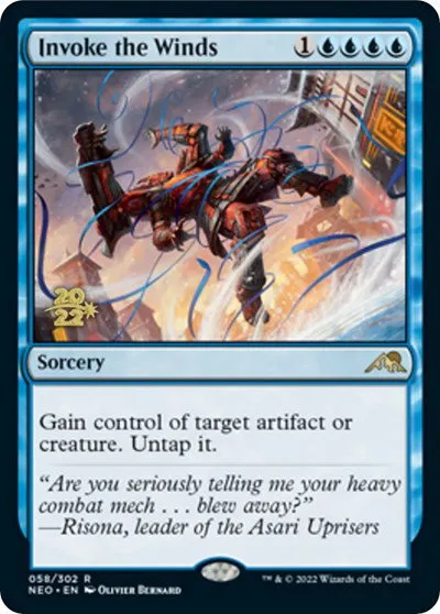 Invoke the Winds - Foil Invoke The Winds