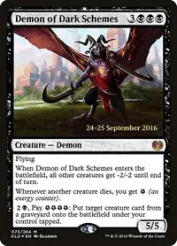 Demon of Dark Schemes - Foil Demon Of Dark Schemes