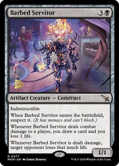 Barbed Servitor - Foil Barbed Servitor