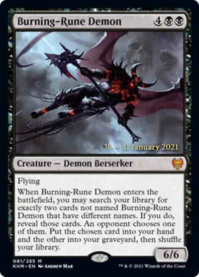 Burning-Rune Demon - Foil Burning Rune Demon