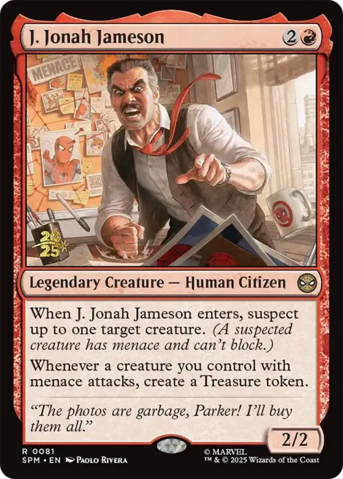 J. Jonah Jameson - Foil J Jonah Jameson