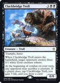 Clackbridge Troll - Foil Clackbridge Troll