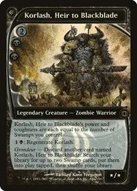 Korlash, Heir to Blackblade - Foil Korlash Heir To Blackblad