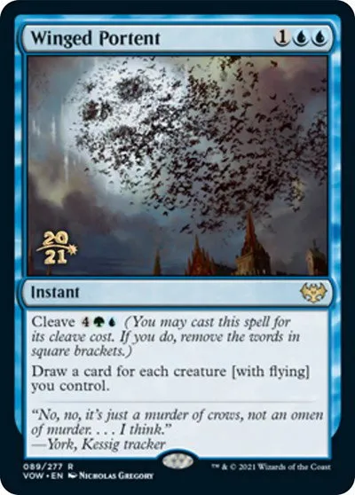 Winged Portent - Foil Winged Portent