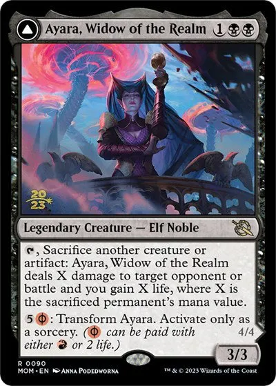 Ayara, Widow of the Realm - Foil Ayara Widow Of The Realm