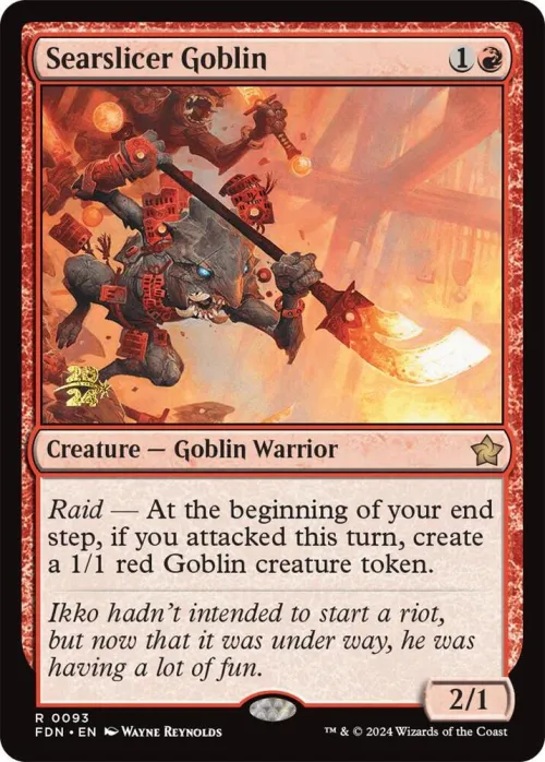 Searslicer Goblin - Foil Searslicer Goblin