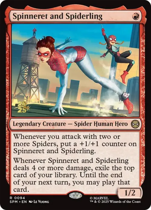 Spinneret and Spiderling - Foil Spinneret And Spiderling