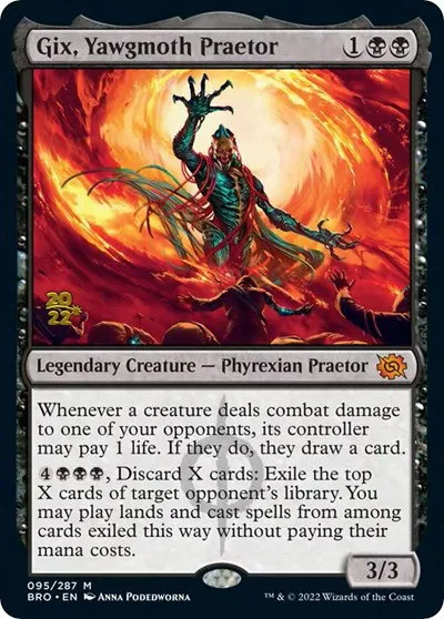 Gix, Yawgmoth Praetor - Foil Gix Yawgmoth Praetor