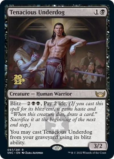 Tenacious Underdog - Foil Tenacious Underdog
