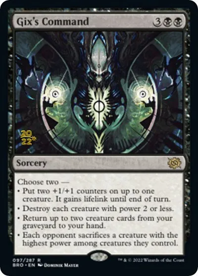 Gix's Command - Foil Gix S Command