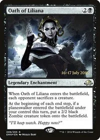 Oath of Liliana - Foil Oath Of Liliana