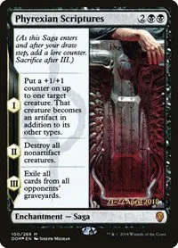 Phyrexian Scriptures - Foil Phyrexian Scriptures