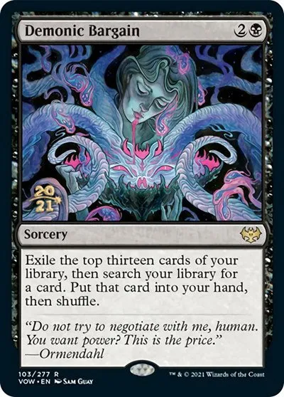 Demonic Bargain - Foil Demonic Bargain