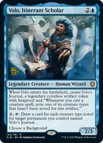 Volo, Itinerant Scholar - Foil Volo Itinerant Scholar