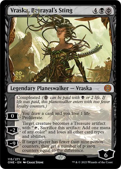 Vraska, Betrayal's Sting - Foil Vraska Betrayal S Sting