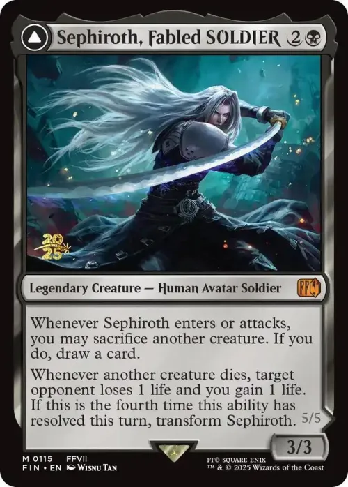 Sephiroth, Fabled SOLDIER - Foil Sephiroth Fabled Soldier