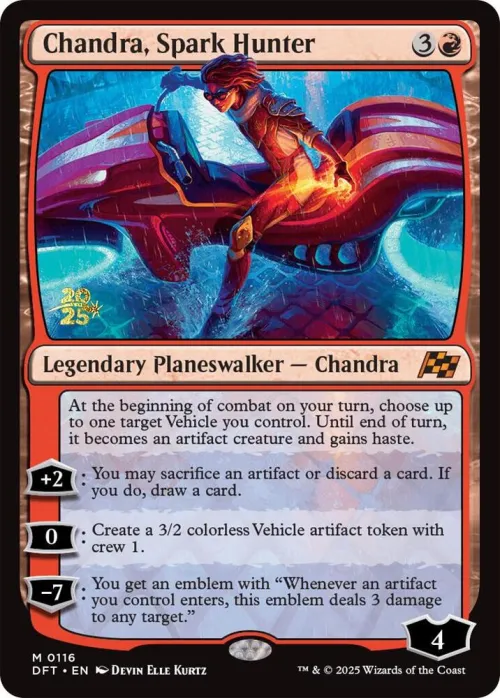 Chandra, Spark Hunter - Foil Chandra Spark Hunter