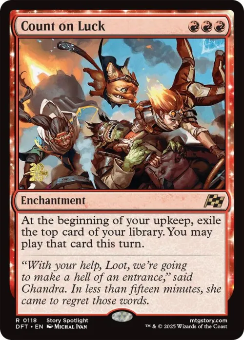 Count on Luck - Foil Count On Luck