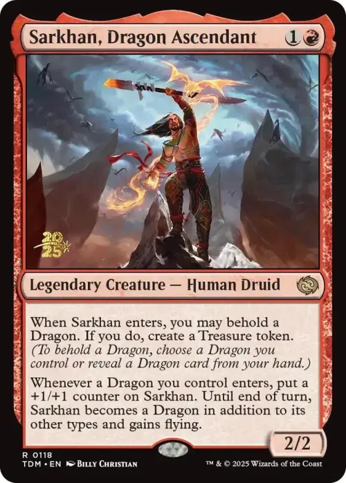 Sarkhan, Dragon Ascendant - Foil Sarkhan Dragon Ascendant