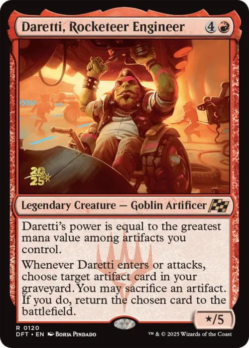 Daretti, Rocketeer Engineer - Foil Daretti Rocketeer Enginee