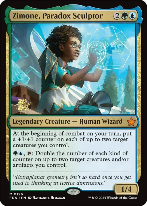 Zimone, Paradox Sculptor - Foil Zimone Paradox Sculptor