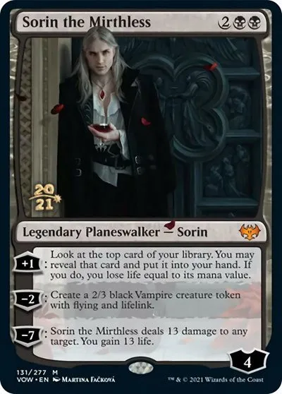 Sorin the Mirthless - Foil Sorin The Mirthless