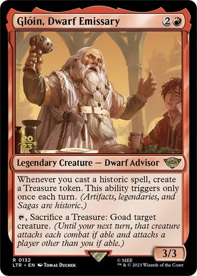 Gloin, Dwarf Emissary - Foil Gloin Dwarf Emissary