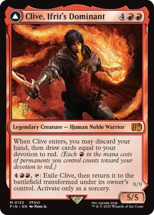 Clive, Ifrit's Dominant - Foil Clive Ifrit S Dominant