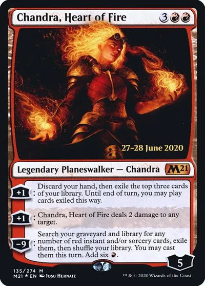 Chandra, Heart of Fire - Foil Chandra Heart Of Fire