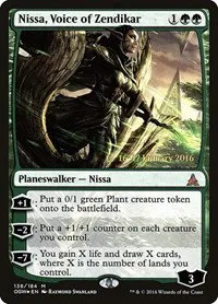 Nissa, Voice of Zendikar - Foil Nissa Voice Of Zendikar