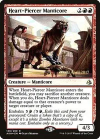 Heart-Piercer Manticore - Foil Heart Piercer Manticore