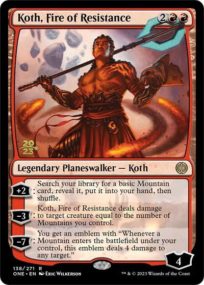 Koth, Fire of Resistance - Foil Koth Fire Of Resistance