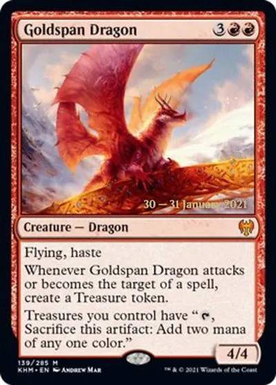Goldspan Dragon - Foil Goldspan Dragon