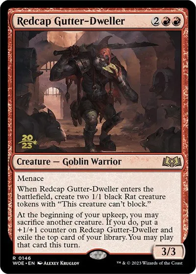 Redcap Gutter-Dweller - Foil Redcap Gutter Dweller