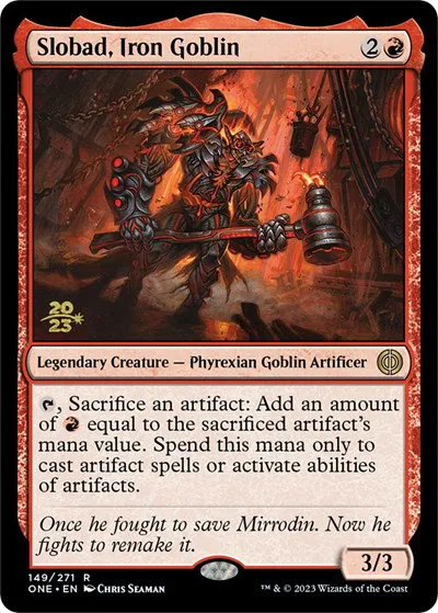 Slobad, Iron Goblin - Foil Slobad Iron Goblin