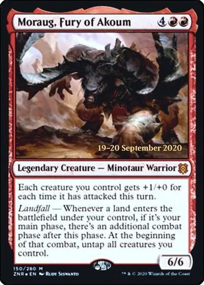 Moraug, Fury of Akoum - Foil Moraug Fury Of Akoum