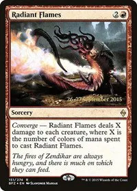 Radiant Flames - Foil Radiant Flames