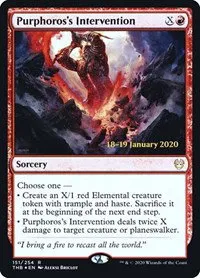 Purphoros's Intervention - Foil Purphoros S Intervention