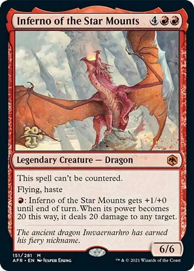 Inferno of the Star Mounts - Foil Inferno Of The Star Mount