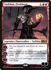 Sarkhan, Fireblood - Foil Sarkhan Fireblood